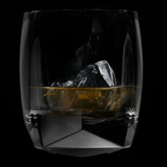 Norlan Whisky Glass (Clear Single Glass with Polishing cloth)