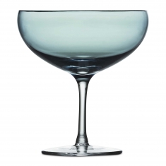 Happy Champagneglas Blå Coupé 28cl