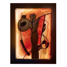 Glastavla & Belysning Dance, Liten