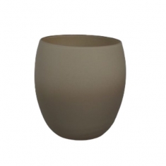 Cappuccino Ljuslykta, H 10cm