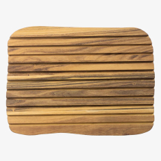 Raw Teak Schneidebrett, 36 x 27 cm