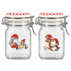 Julservis Glasburk & Porslinslock, 2-pack