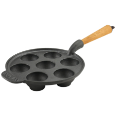 Ägg-/Blinipanna Gjutjärn, 22cm