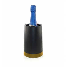 Vinkylare m Separat Gel, Svart/Guld