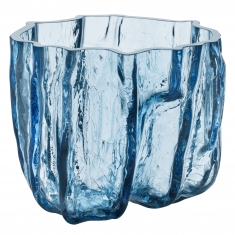 Crackle Vas Cirkulär, H 17,5cm