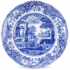 Blue Italian Tallrik, Ø 20cm