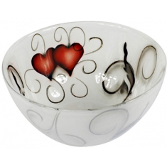 Crystal Ink Skål, Hjärta