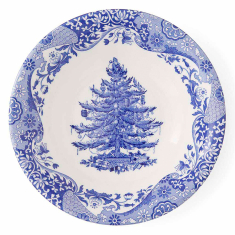 Blue Italian Christmas Skål, Ø 20cm