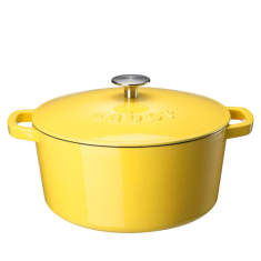 Gusseisentopf 4,4 l gelb