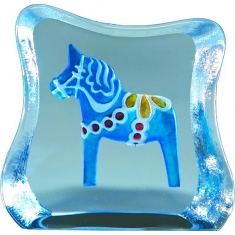 Dalahäst Mini, Blå