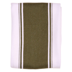 Love Colour Randig Kökshandduk – Olivgrön