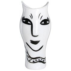 Open Minds Vas Vit/Svart, H 36cm