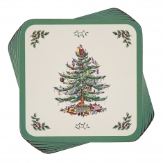 Christmas Tree Glasunderlägg, 6-pack