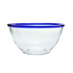 Blå Kant Salladskål, Ø 24cm