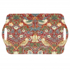 Strawberry Thief Red Tray, Large