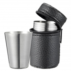 Benny Snapsglas & Fodral, 4-pack