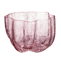 Crackle Ljuslykta Rosa