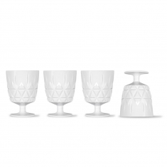 Picknickglas Vit 30cl, 4-pack