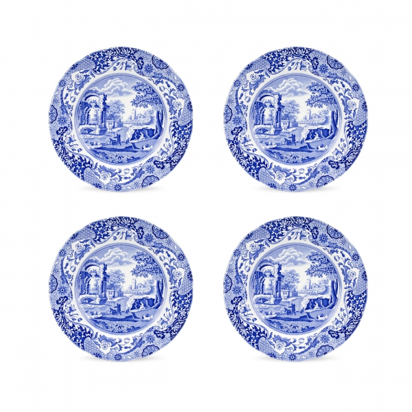 Blå Italian assiette 15cm, 4-pack - Spode