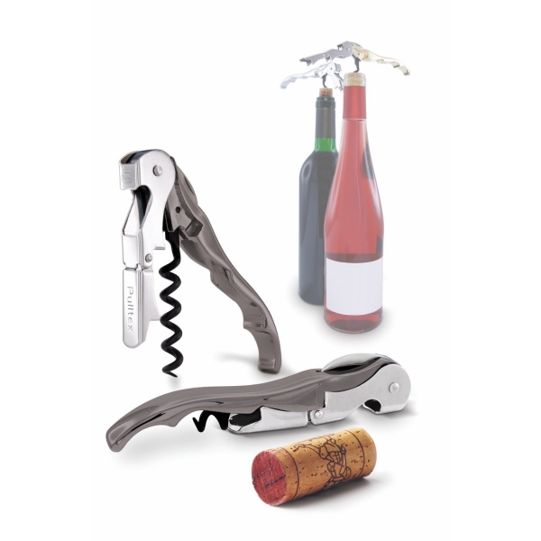 Vinöppnare Pulltaps Classic Graphite m Hölster - Pulltex