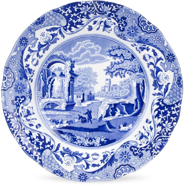 Blue Italian tallrik 23 cm - Spode