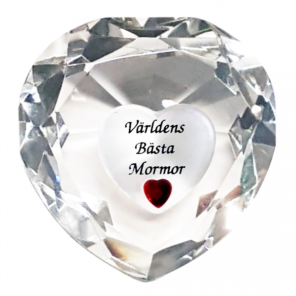 Lyckohjärta Världens Bästa Mormor - RBA