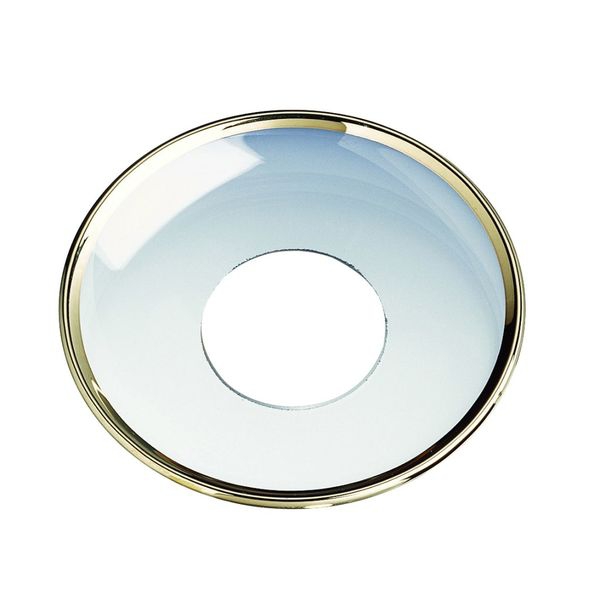 Ljusmanschett Klar Guldkant 55mm, 6-pack - Nybro