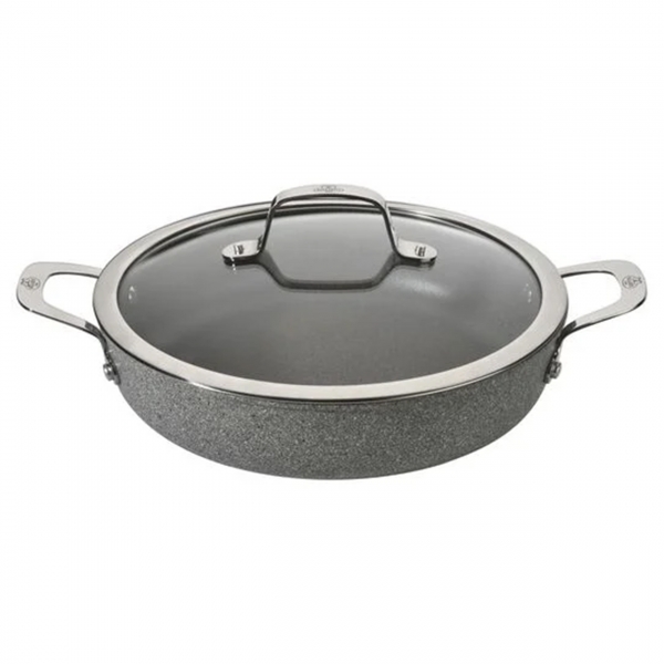 Serveringspanna med lock 28 cm, Aluminum, BALLARINI SALINA - Ballarini