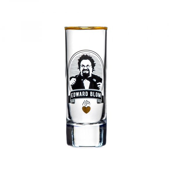 Edward Blom Shotglas No: 2 Jag gillar fett - Edward Blom