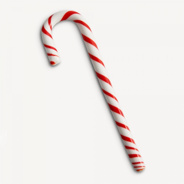 Polka Candy Cane Vit/Röd, 17cm - Kosta Boda