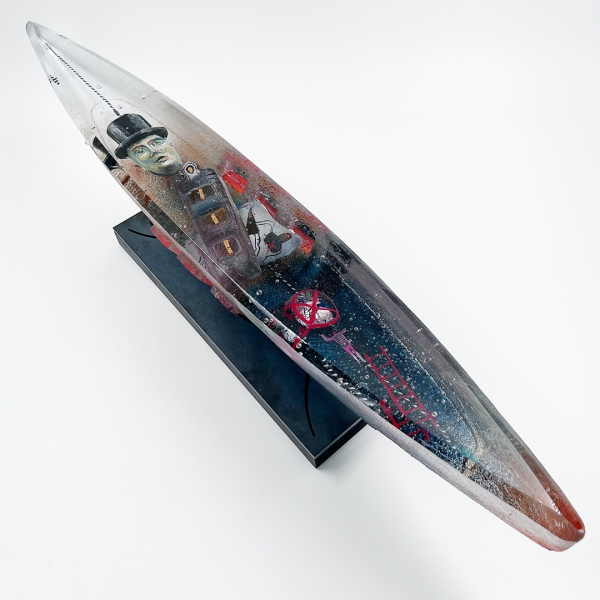 Båt The Man With the Hat, Unik - Kosta Boda