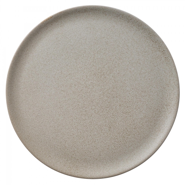 Raw Beige Sand Mattallrik, Ø 28cm - Aida