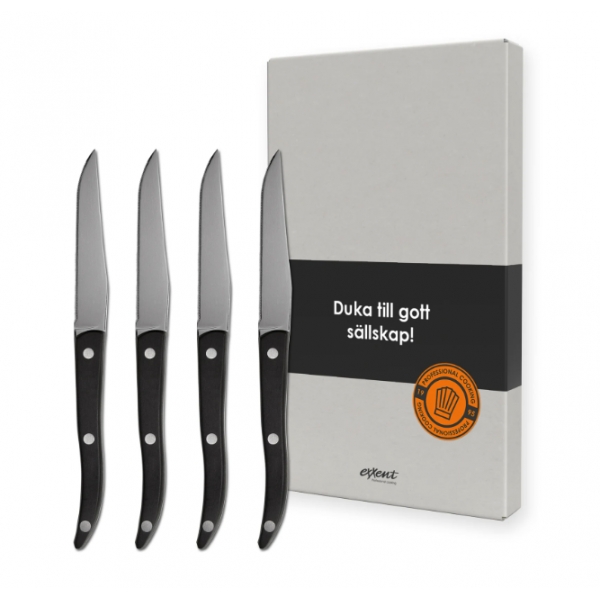 Palermo Curve Grillknivset 4 delar - EXXENT
