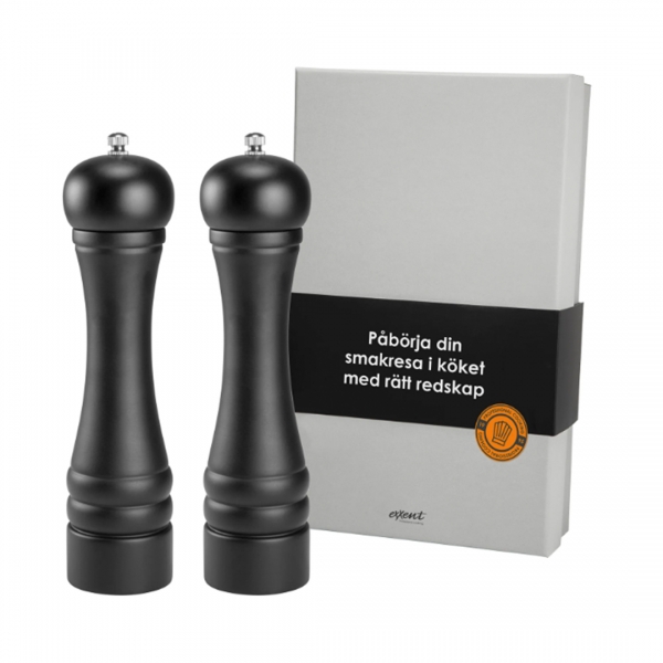 S&P Grinder 2er-Pack 25cm, Schwarz - EXXENT