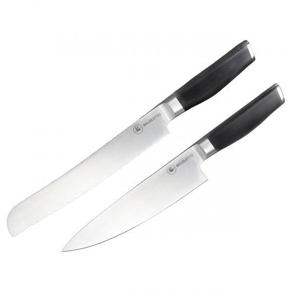 Brusletto Brödkniv 23cm & Kockkniv 20cm - Brusletto