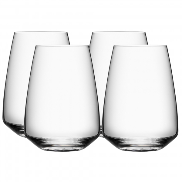 Pulse Vattenglas 35cl, 4-pack - Orrefors
