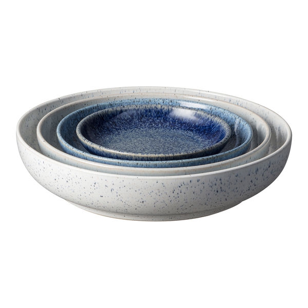 Studio blå Nesting skål Set 25.1cm, 4-pack - Denby