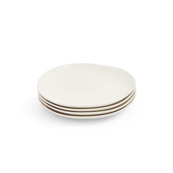Arbor Cream Salladstallrik 22cm, 4-pack - Sophie Conran
