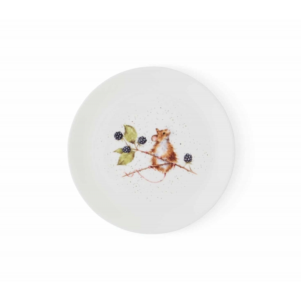 Tallrik Mus & Svart Vinbär, Ø 20cm - Royal Worcester