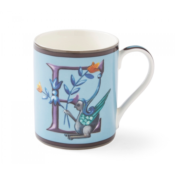 Alphabet Mugg E, 34cl - Spode
