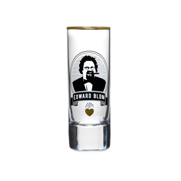 Edward Blom Shotglas 6cl No: 1 När man festar - Edward Blom