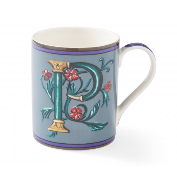 Alphabet Mugg P, 34cl - Spode