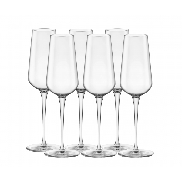 Champagneglas InAlto Uno 28cl, 6-pack - Bormioli Rocco