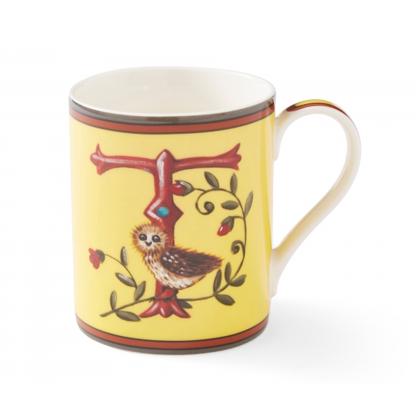 Alphabet Mugg T, 34cl - Spode