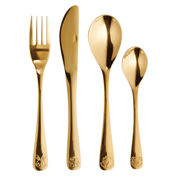 Mini Barnbestick, Guld - Aida