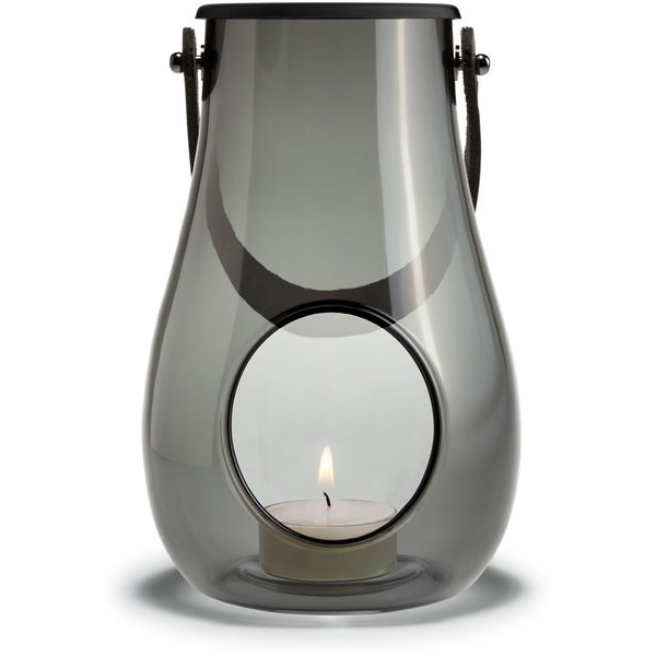 Design With Light Lykta 16 cm, Smoke - Holmegaard