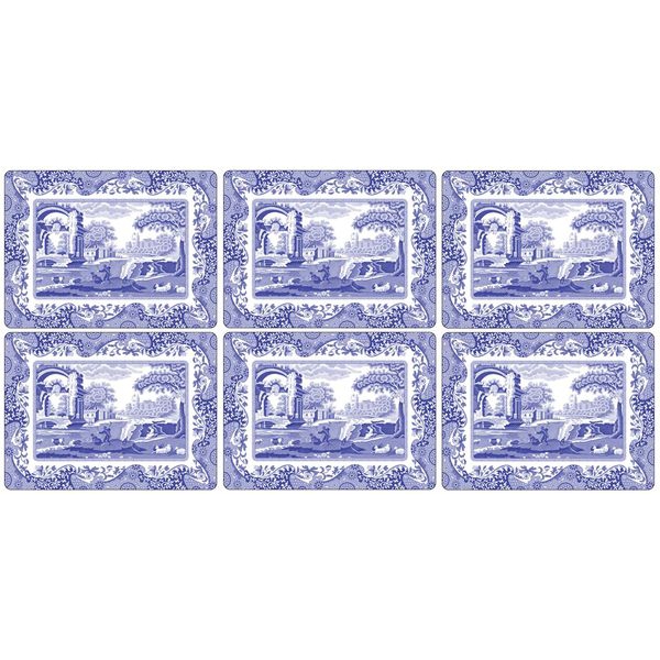 Blue Italian Bordstablett 30,5x23cm 6-pack - Spode