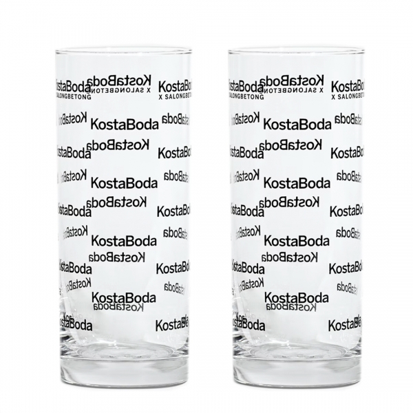 Salong Betong Highball Glas 33cl, 2-pack - Kosta Boda