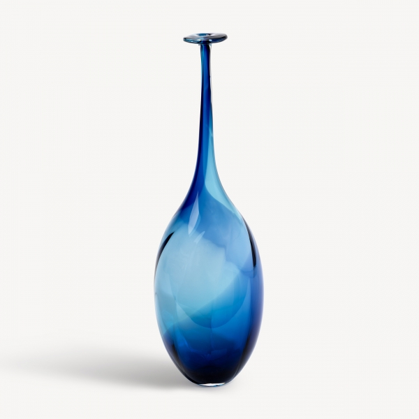 Fidji optic ocean vase H 65 cm - Kosta Boda