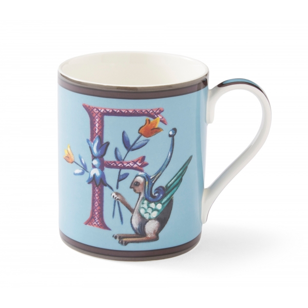 Alphabet Mugg F, 34cl - Spode